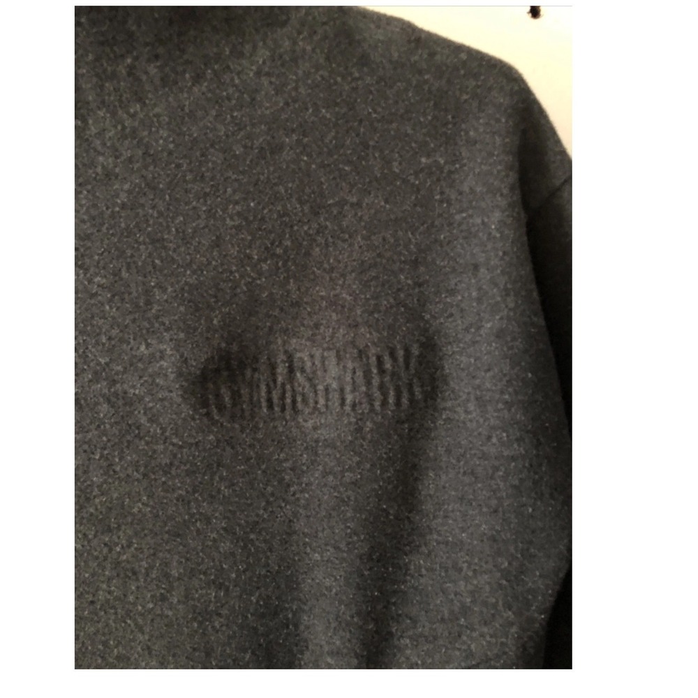 Gymshark Sweater Tunic Mock Neck Charcoal Grey Fleece Pocket Zip Size Small - Picture 6 of 6